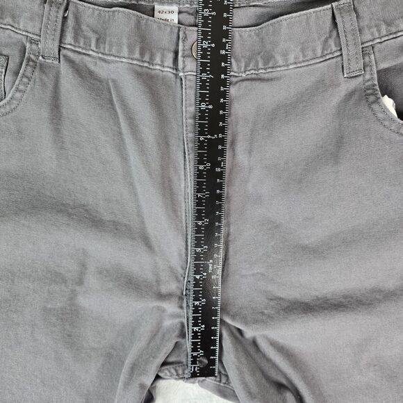 Carhartt Pants Mens 42x30 Gray Rugged Flex Canvas Relaxed Fit 102517-039 - Picture 8 of 9